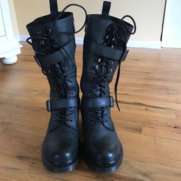 Dr. Martens Shoes - Discontinued Dr. Martens tall, black Josefa boot.